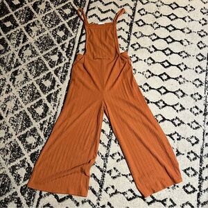 COMFY Overall Romper | Burnt Orange
